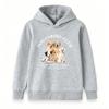Kids Boys Girls Pullover Hoodie, Cute Dog Caring Club Pattern Sweatshirt, Every Puppy Is Unique Printed Casual Warm Hooded Top for Daily Wear