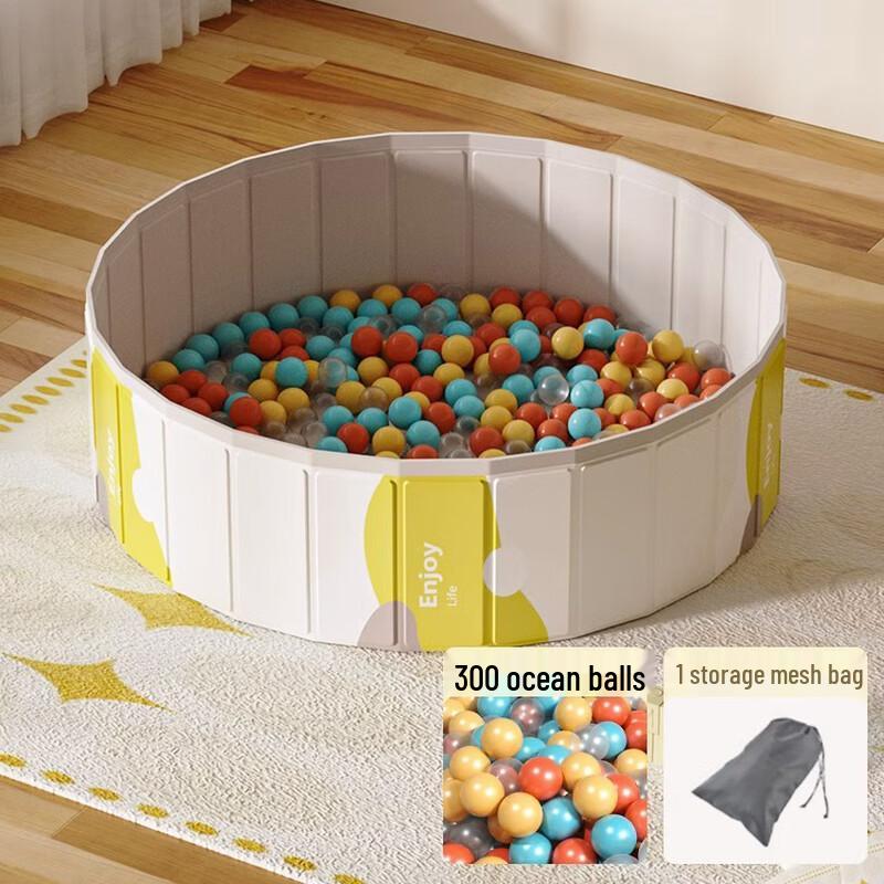 Kids Colorful Ball Pit with 300 Ocean Balls