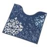 Senko DECORMUSEE Precious Toilet Mat 30273, Navy, 60 X 60 Cm
