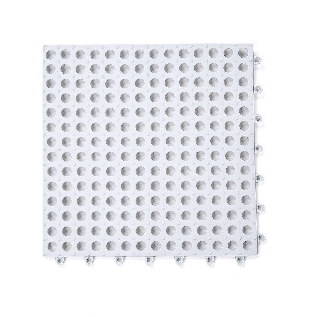 

Не имеющий запаха коврик для ванной с полным покрытием и противоскользящим покрытием с дренажом TPE145 30*30cm белый