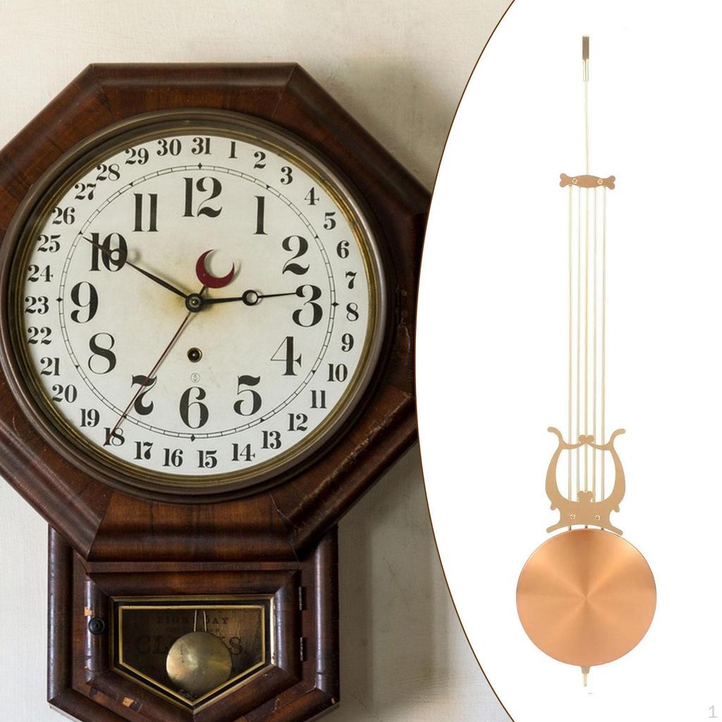 Clock Pendulum DIY Movement Parts, Craft, Aluminum, Lightweight Replacement Wall