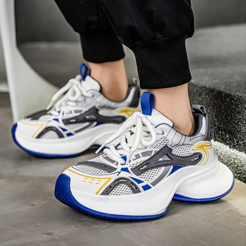 39-46large-size Shoes for Men High Quality Casual Running Sports Men Shoes Height-increasing Thick-soled Men's Platform Sneakers