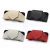 Sunglasses Clip Car Glasses Case PU Leather Auto Sun Visor Glasses Holder  Visor Accessories