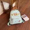 Schoolbag Dopamine Color Polka Dots Easy Bear Backpack Korean College Girl Backpack Junior High School Cute Cartoon School Bag