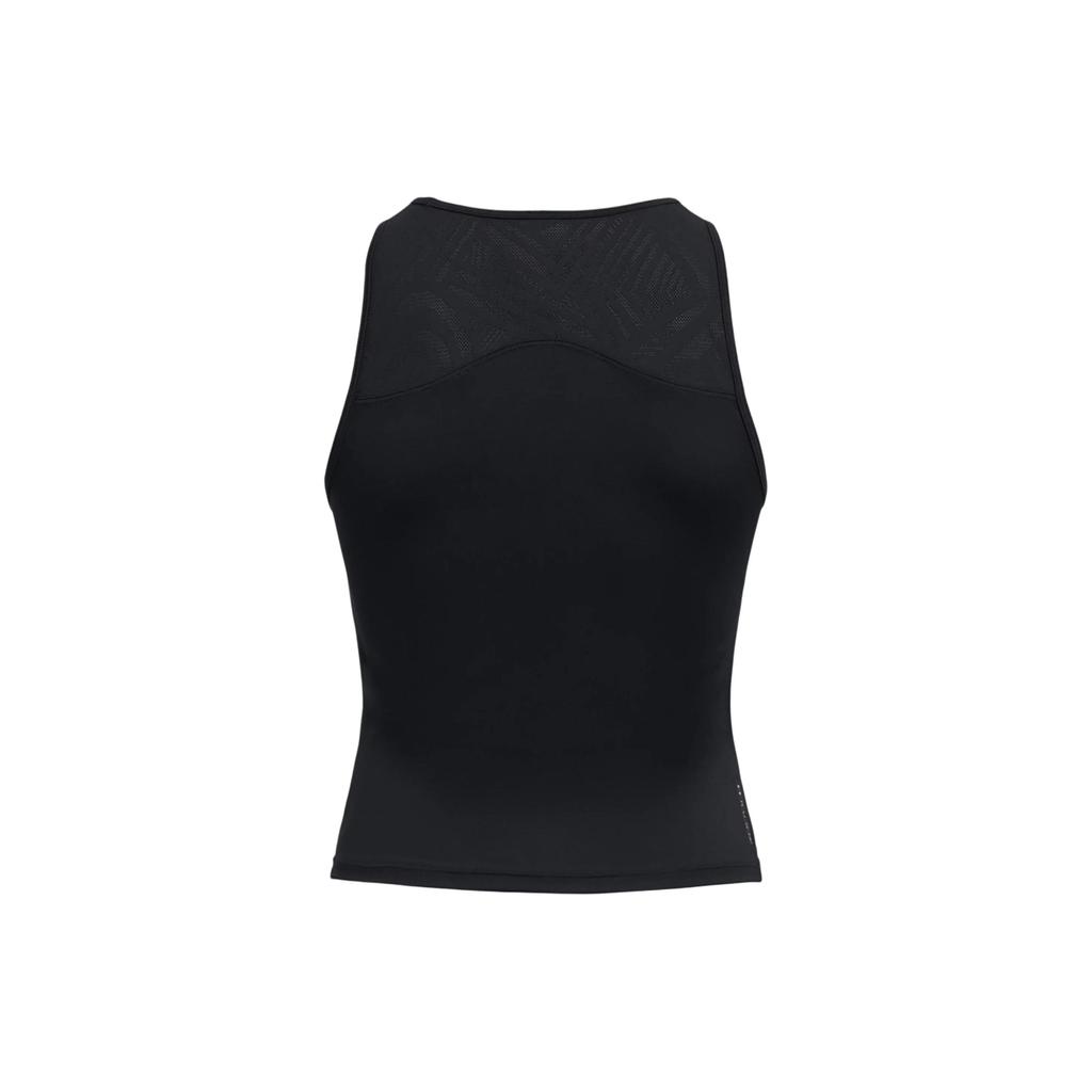 Under Armour Ua Vanish Elite Round Neck Slim Fit Sleeveless Top Women tops Black 1383653-001