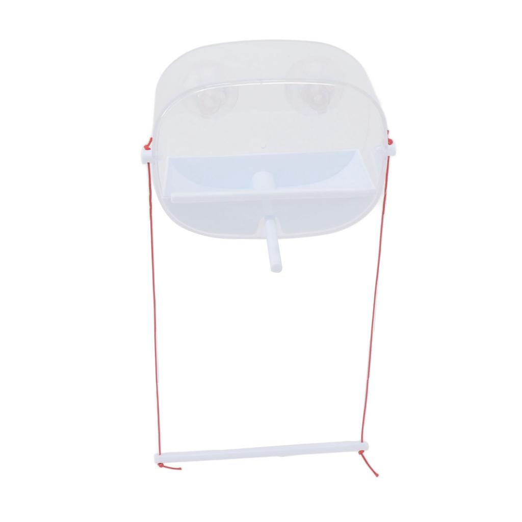 Clear Window Bird Feeder Transparent Window Bird Feeder with Suction Cups for Outside