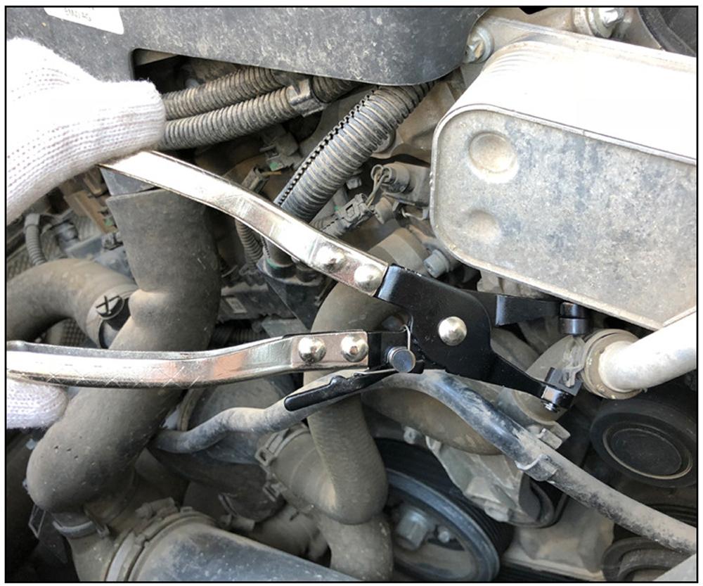 Car Water Pipe Hose Clip Pliers Clamp Swivel Drive Jaw Locking Tool Removal And Installation Of Ring-Type Flat-Band Hose Clamps