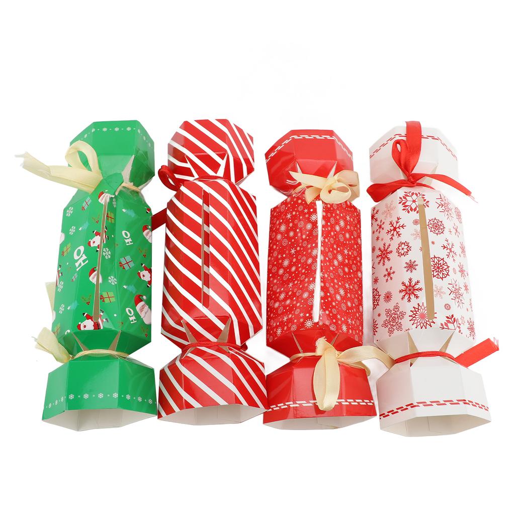 4ks Vánoční překvapení Peníze Vytahovací sáček DIY Vynikající Cukroví Překvapení Pokladnička na Narozeniny Svátek