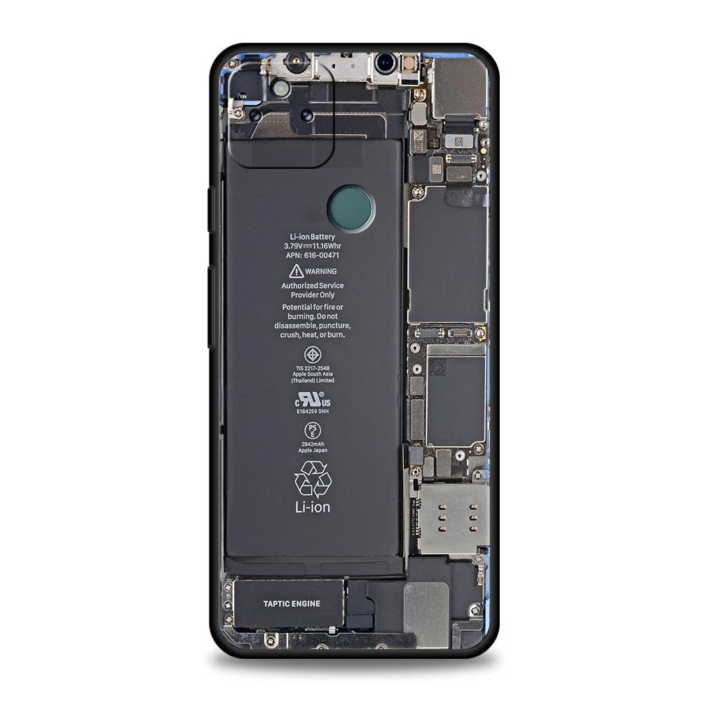 Main Circuit Board Pattern Phone Case Cover for Google Pixel 10 9 8 7 6 9A 8A 7A 6A Pro Shockproof Soft TPU 10 Pro XL Shell Bags