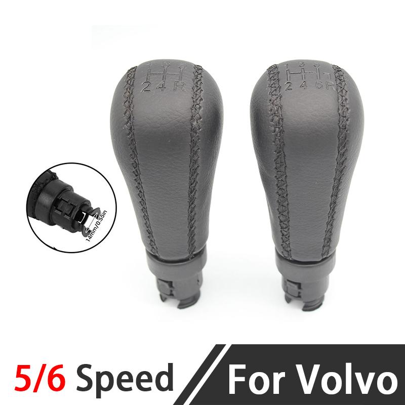 Car 5/6 Speed Gear Stick Shift Knob Shift Knob Shifter Lever Head Handball For Volvo S60 2004-2009 S80 V70 XC70 Auto Accessories