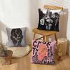 C-Cage The E-Elephant Cushion Cover Silky Short Plush With Invisible Zipper Dustproof Sofa Pillow Cover For Home Decor