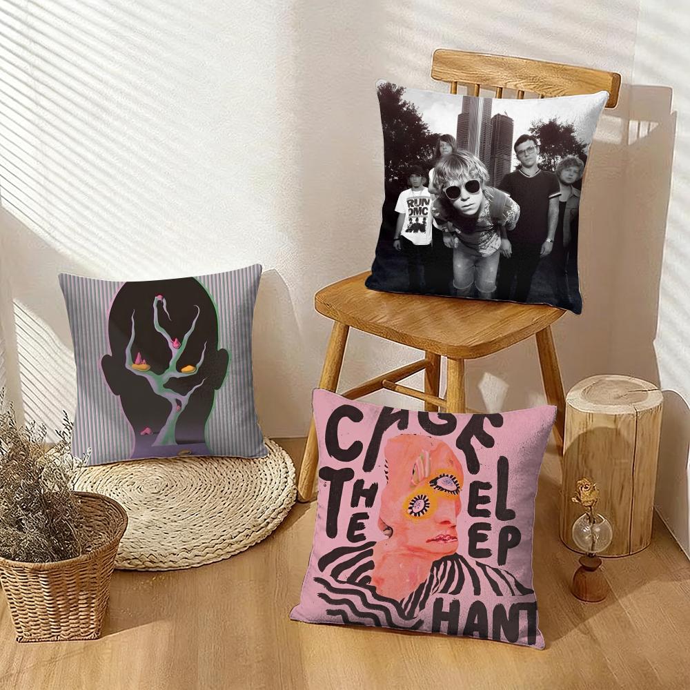 C-Cage The E-Elephant Cushion Cover Silky Short Plush With Invisible Zipper Dustproof Sofa Pillow Cover For Home Decor
