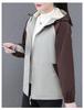 2024 Women's Fleece-Lined Cotton Coat: Autumn/Winter Windbreaker for Middle-Aged Moms, Plus Size