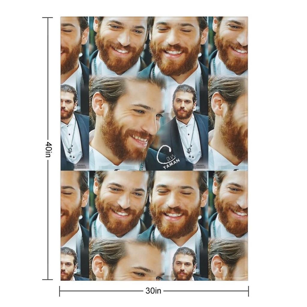Can yaman handsome Throw Blanket Summer Travel Soft Plaid Bed covers Blankets