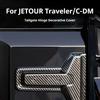 Fit For Jetour Traveller CDM Shanhai T2 2023-2026 Car Black Tailgate Hinge Cover Decorative Modified Auto