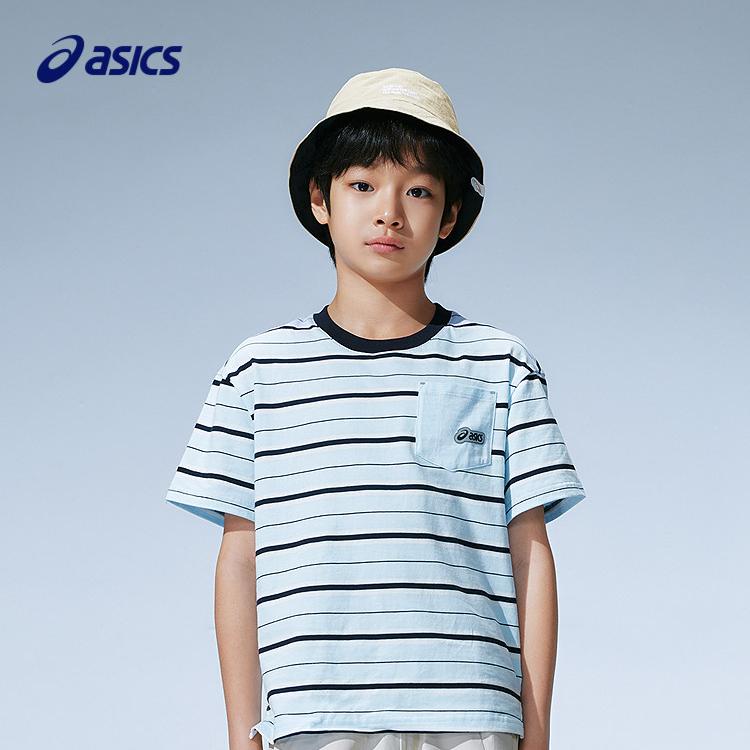 ASICS Grade School T-Shirts Crew Neck Thin Non-Stretch