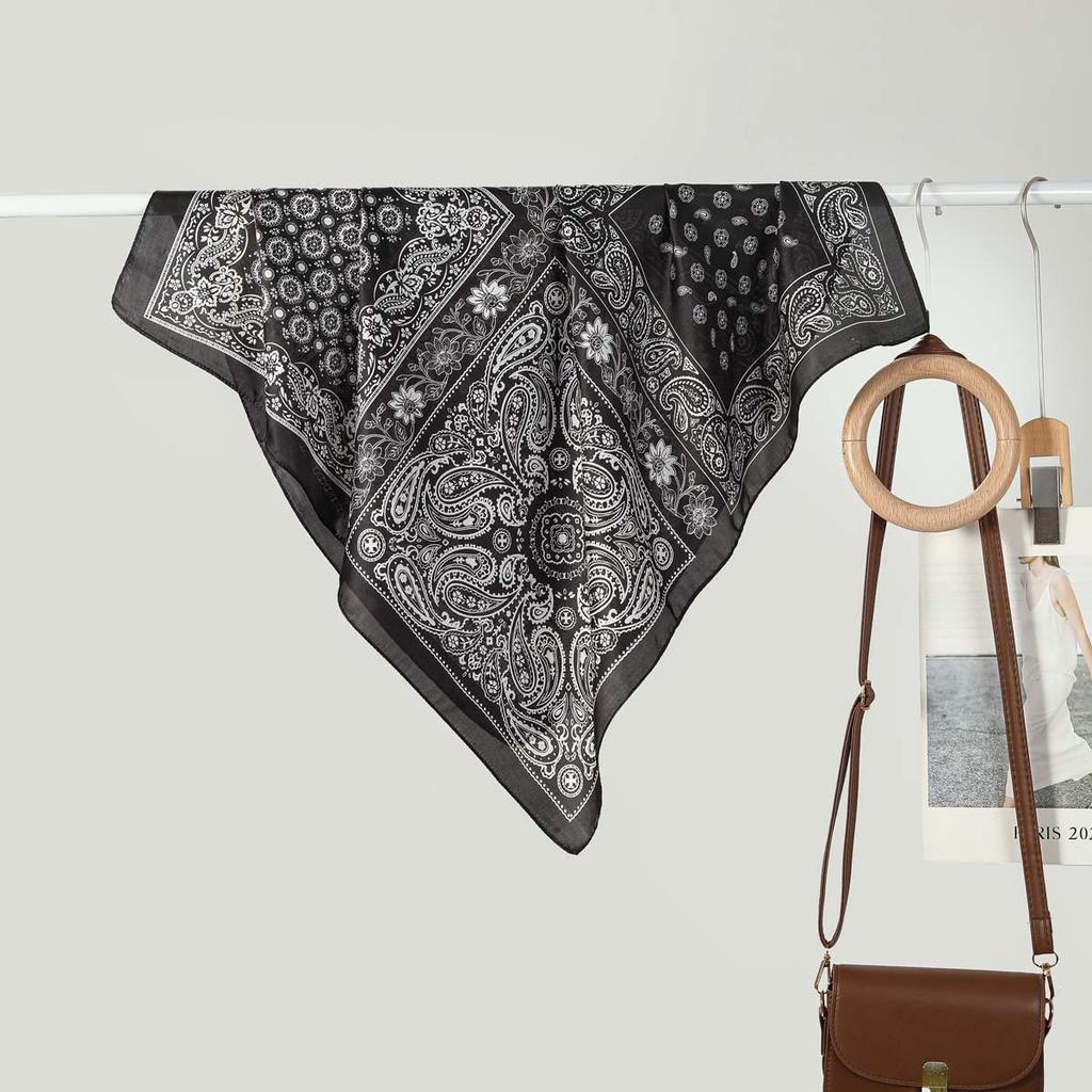 70CM Ladies Fashionable Silk-Feel Small Square Scarf