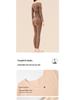 Women's Seamless Body Shaping Thermal Underwear Set - Slimming, Hip Lifting, Abdomen Flattening, Thin Autumn Clothes & Trousers