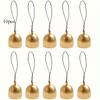 10Pcs Vintage Metal Bells - Wind Chime Decor And Pet Training Ring | Xmas/Festival Nostalgic Ornament Premium Durable