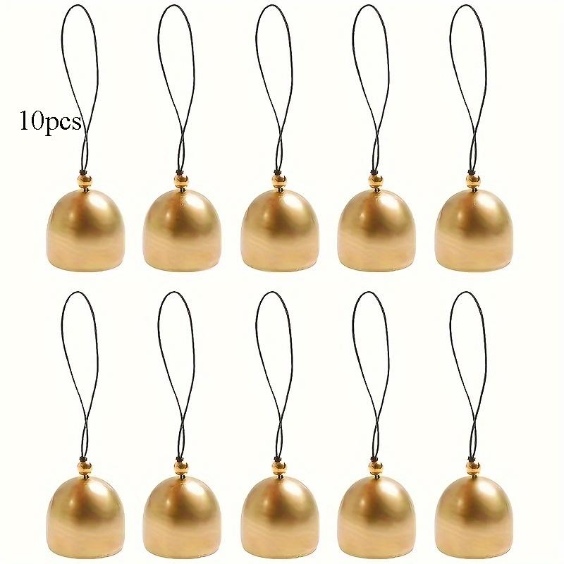 10Pcs Vintage Metal Bells - Wind Chime Decor And Pet Training Ring | Xmas/Festival Nostalgic Ornament Premium Durable