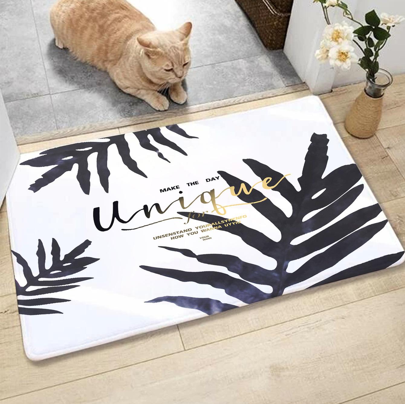 

Вітальня спальня коридор нековзкий кабінет їдальня килим килимок на підлозі килимок у скандинавському стилі мармуровий килим з літерами 40x60cm