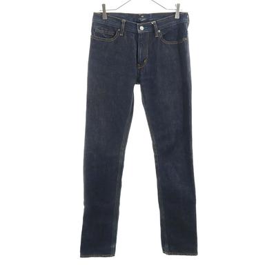 Paul Smith JEANS fabricat în Japonia Pantaloni denim drepți L Jeans bleumarin Femei Folosit
