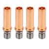4pcs 3D Printer All Metal Heatbreak Professional Copper Alloy Extruder Throat Tube Replacement for 3D Printer