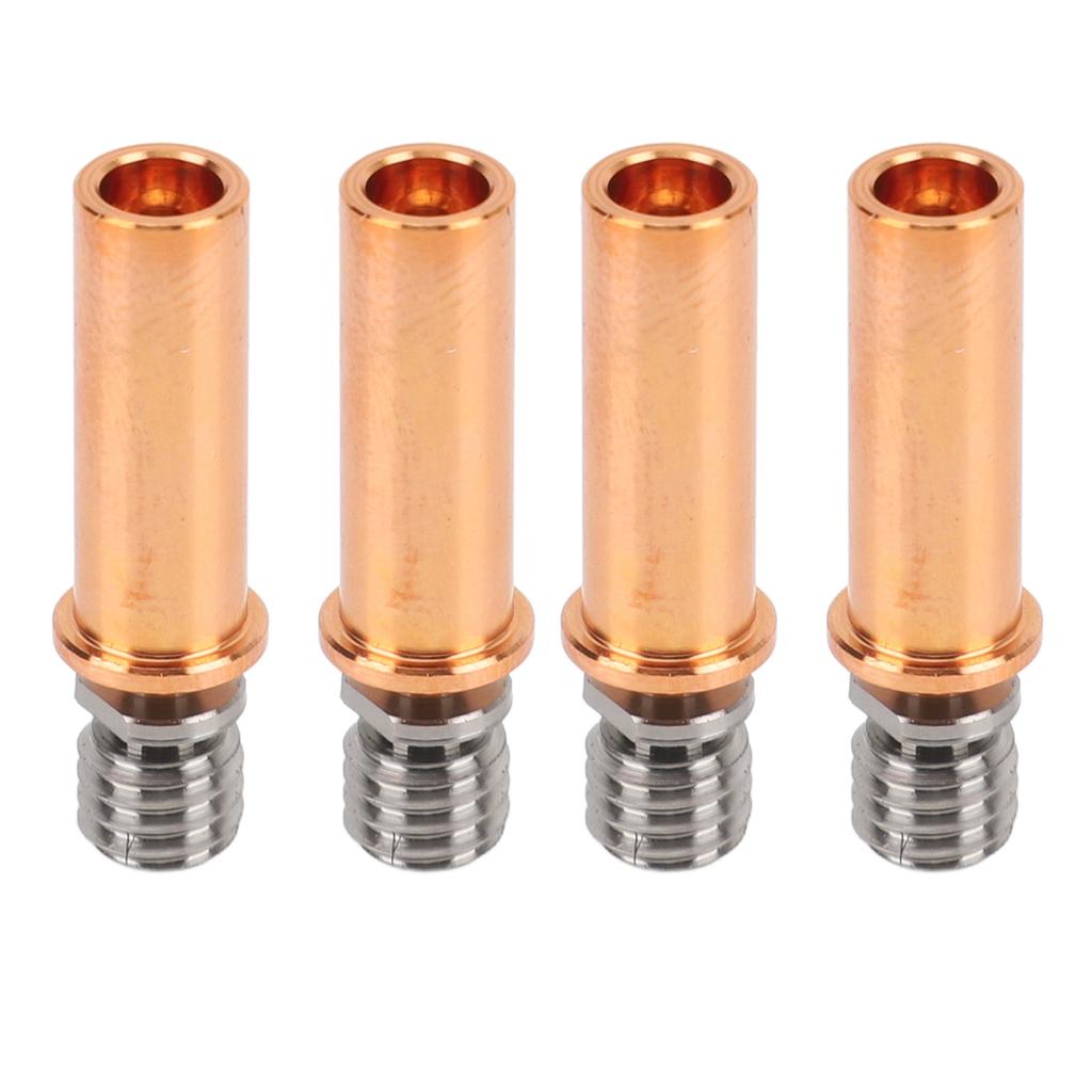 4pcs 3D Printer All Metal Heatbreak Professional Copper Alloy Extruder Throat Tube Replacement for 3D Printer