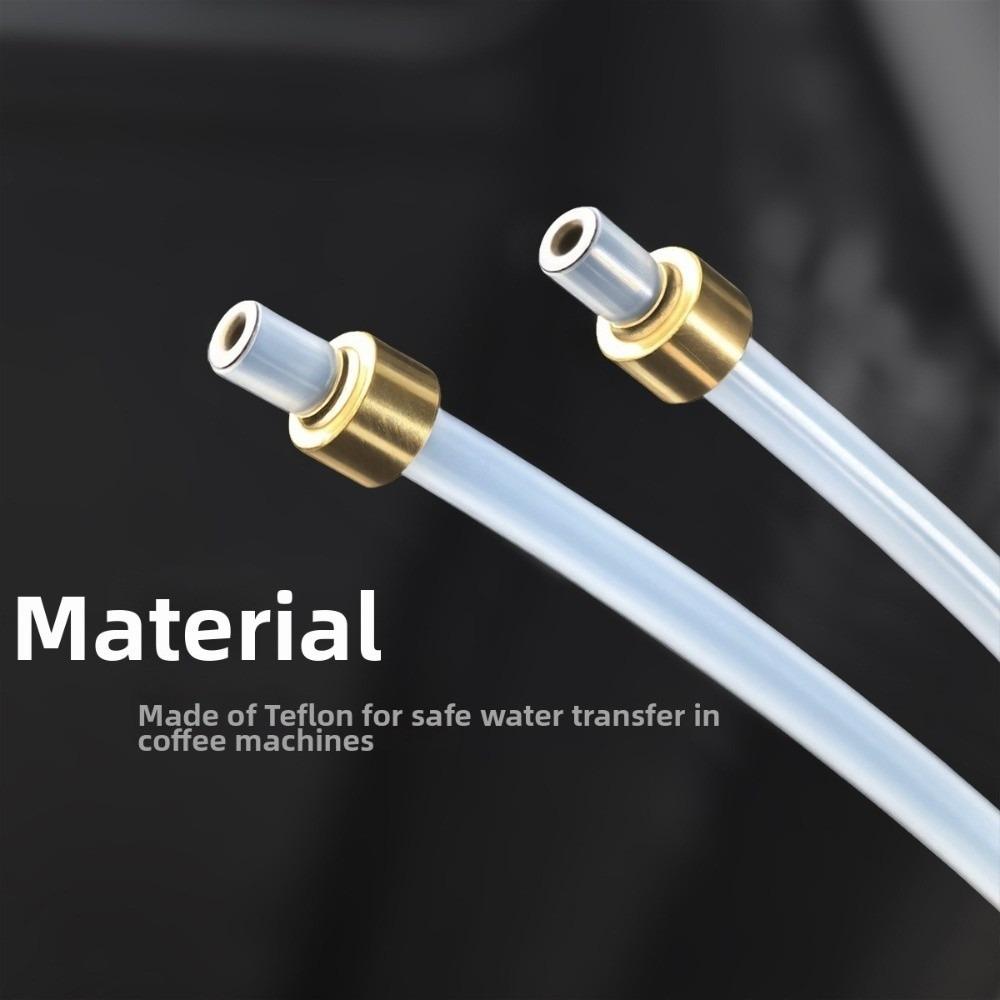3 Pack PTFE Material Frother Hose 4mm OD PTFE Food Grade Hose  For Coffee Machine