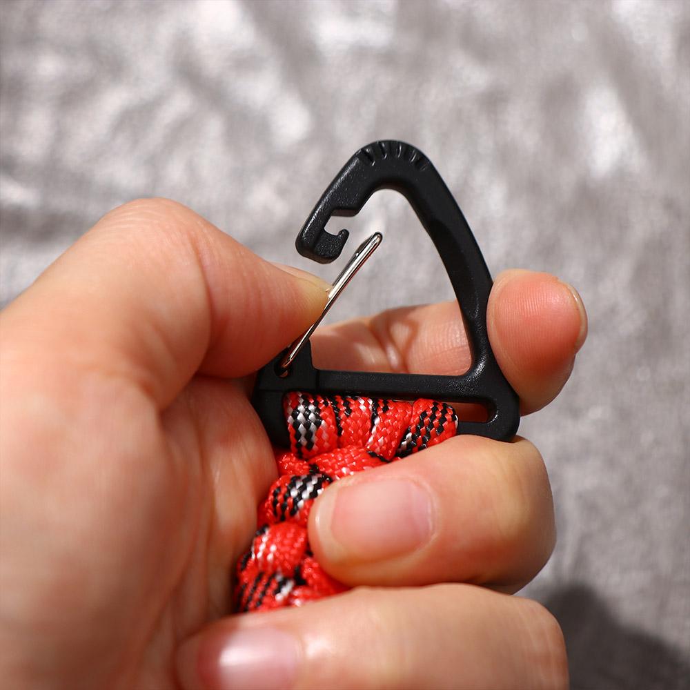 Wrist Rope Key Chain Hand-Woven Starp Backpack Key Ring Woven Paracord Keychain Nylon Lanyard