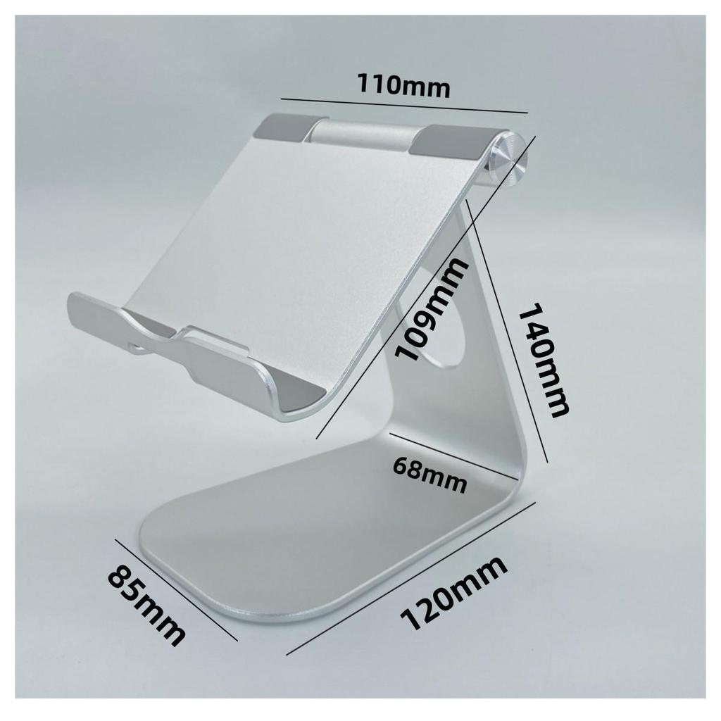 Multi-Functional Foldable Phone & Tablet Stand with Rotating Lifting Base for Live Streaming