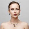 Necklace Septrain Nudel Citrine Quartz Gemstone Jewelry 16''