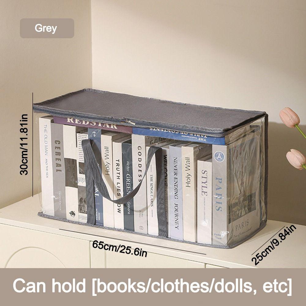 Waterproof Collapsible Pouch Large Capacity Books Collection Container  Student