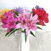 High Quality Artificial Peruvian Lily Alstroemeria Silk Flowers Wedding Home Decor Gift