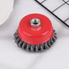 Practical 3/4Inch M14 Steel Wire Cup Brush Powerful Paint Removal Rotary Tool Twisted Steel Wire Wheel Abrasive Angle Grinder