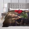 Leon Keneddy Residents Evils Druckdecke für Männer Frauen Super Weich Warm Überwurfdecken für Sofa 50x60 Zoll Mehrere Größen