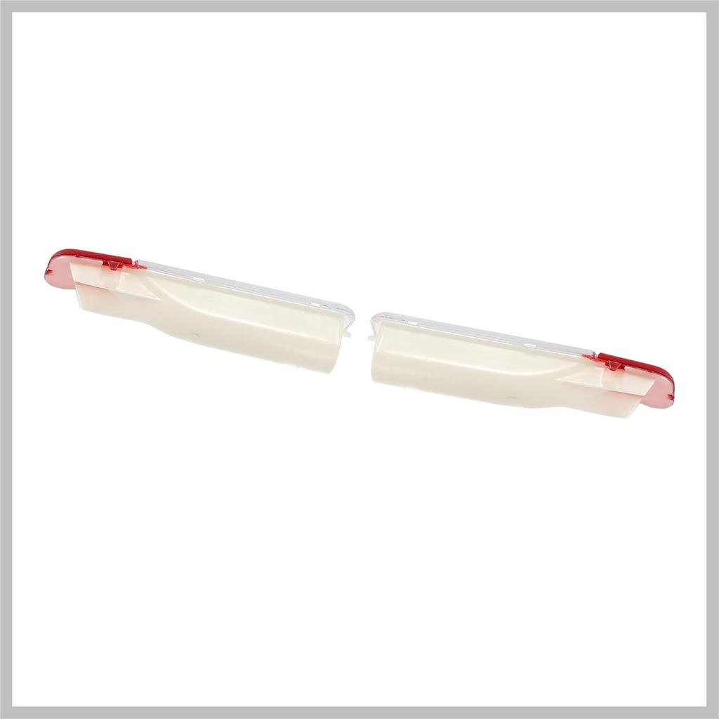 Pair Interior Door Panel Courtesy Light Lens Cover Warning Light Lamp Housing for Chevrolet Silverado for GMC Sierra 2001-2006 Clear White 15021517