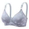 Sutien Brodat Floral Fără Fir Curele Reglabile Material Moale Design Respirabil Potrivire Confortabilă Purtare Zilnică Suport