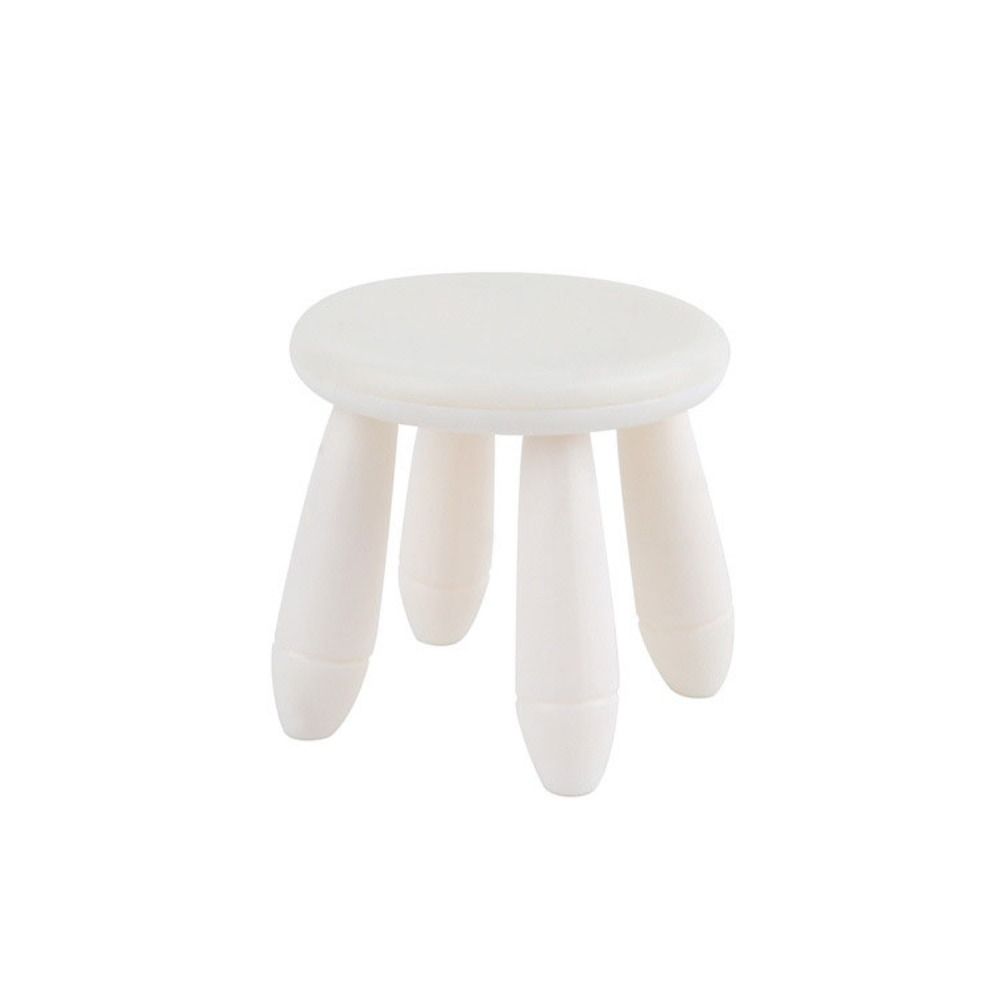 Renkli Dollhouse Tabure Plastik Mini Sandalye Hediye Minyatür Mobilya Oyuncak