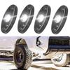 4X White LED Rock Lights Underbody Wheel Light For JEEP Offroad Truck UTV ATV