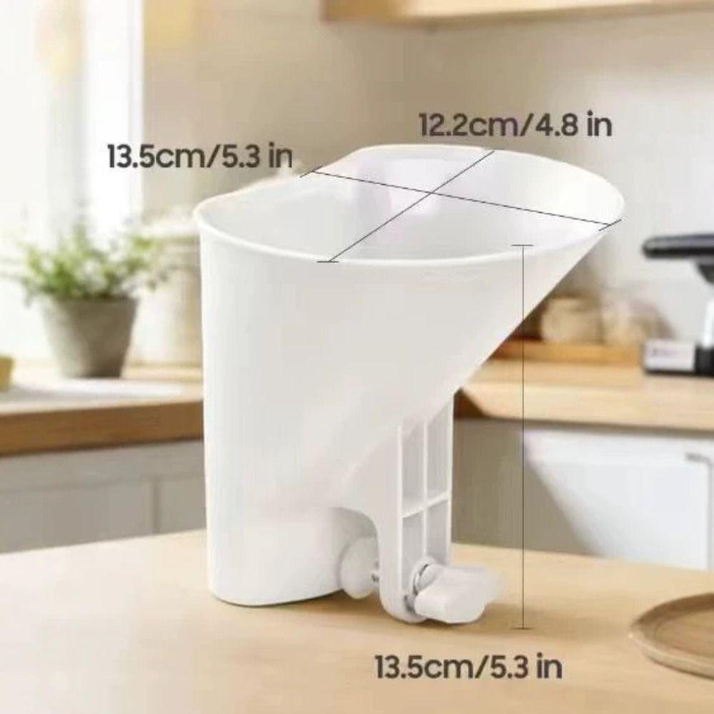 Spill-Proof Stand Mixer Funnel Precise Pouring Mixing Bowl Kitchen Aid  Baking Accessory