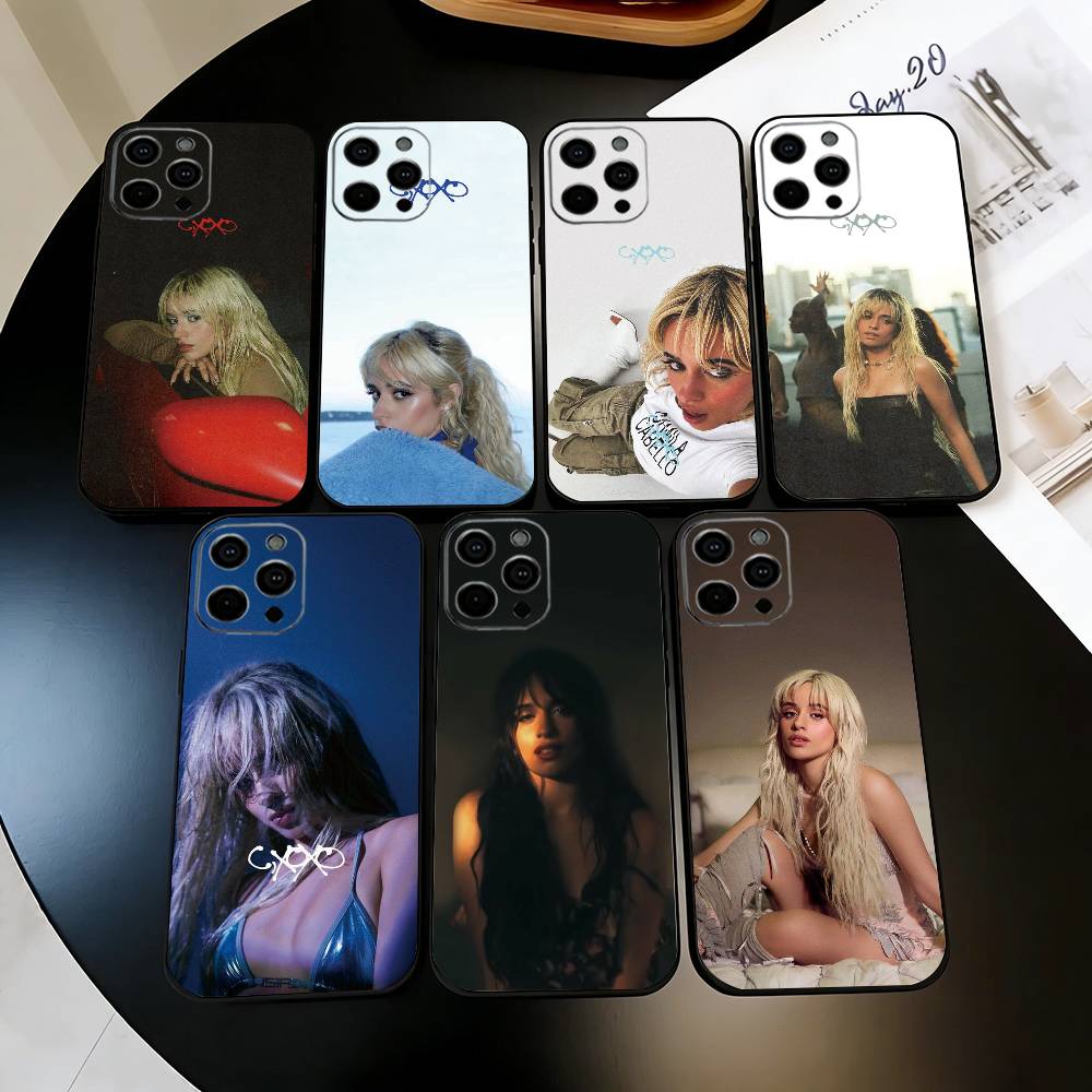 C-Camila C-Cabello Cxoxo Phone Case For iPhone 17, 16,15,14,13,12,11 Plus,Pro Max, Others Soft Black Cover