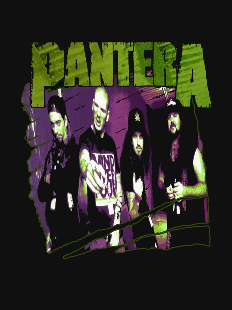 Pantera Vintage Group Heavy Metal Portrait Design Classic Unisex T-Shirt