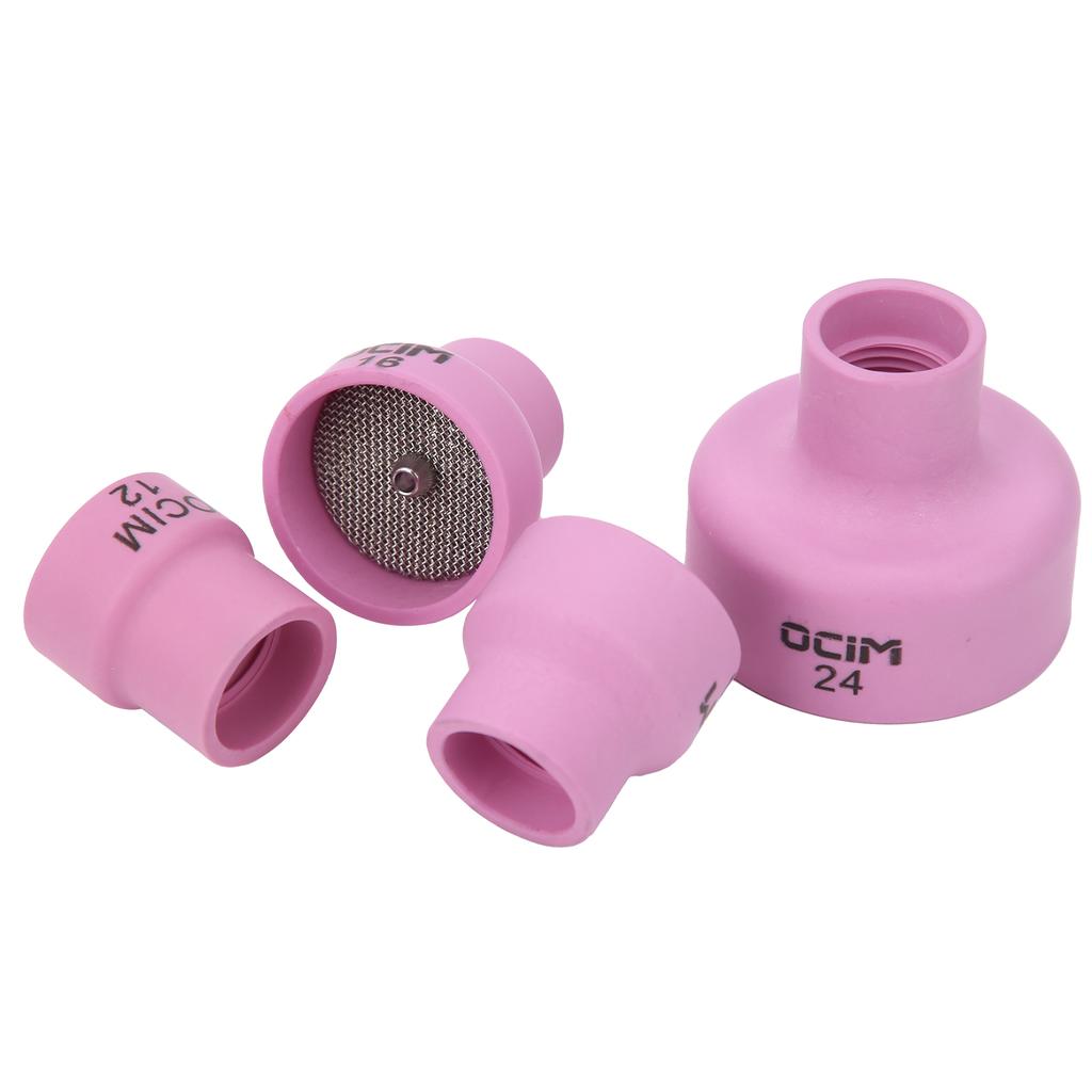TIG Nozzle Sturdy and Durable Alumina Welding Cup Industrial Supplies for WP‑17/18/26 TIG Welding Torch Welding Equipment Ceramic Welding Cup Set TIG Nozzle Sturdy and Durable Alumina Welding Cup Industrial Supplies for WP‑17/18/26 TIG Welding Torch Welding Equipment Ceramic Welding Cup Set
