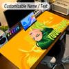 Large Mouse PadBillie Eilish Custom Name Text Personalized Desk Mat Non Slip Gaming Pad