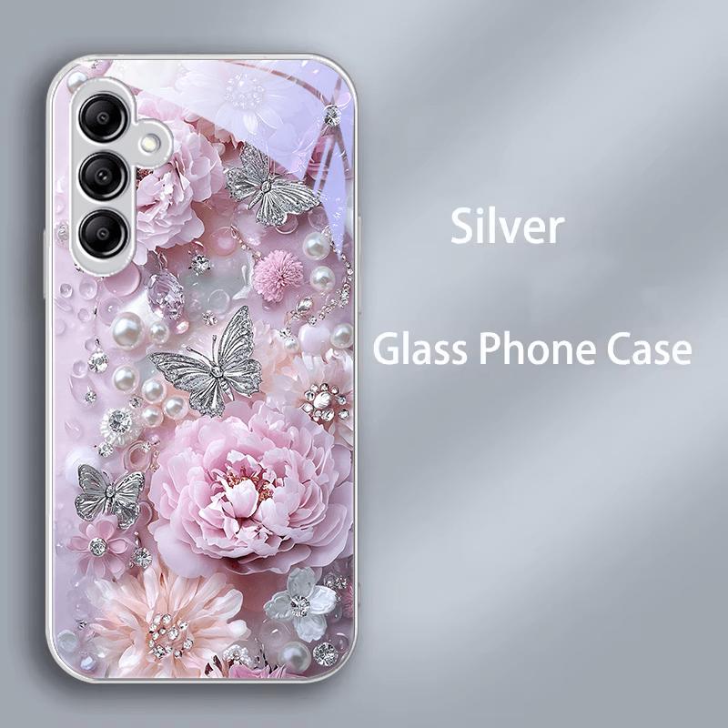 Gehärtetes Glas Case Für Samsung A55 A56 A54 A53 A52 A52S A51 A50 A50S Cases Für Galaxy A34 A33 A32 A42 Hartes PC Glas Handyhülle