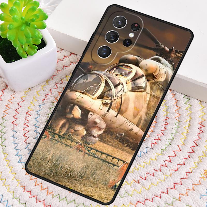 Mil Mi 24 Hind Hubschrauber Silikon Handyhülle Für Samsung Galaxy note 10 pro S26 S25 S24 S23 S22 S21 Plus S25Ultra Capa Cover