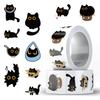 500pcs Cartoon Cute Black Cat Stickers Decals For Laptop Notebook Skateboard Helmet Guitar DIY Aesthetic Stickers Creative Gifts