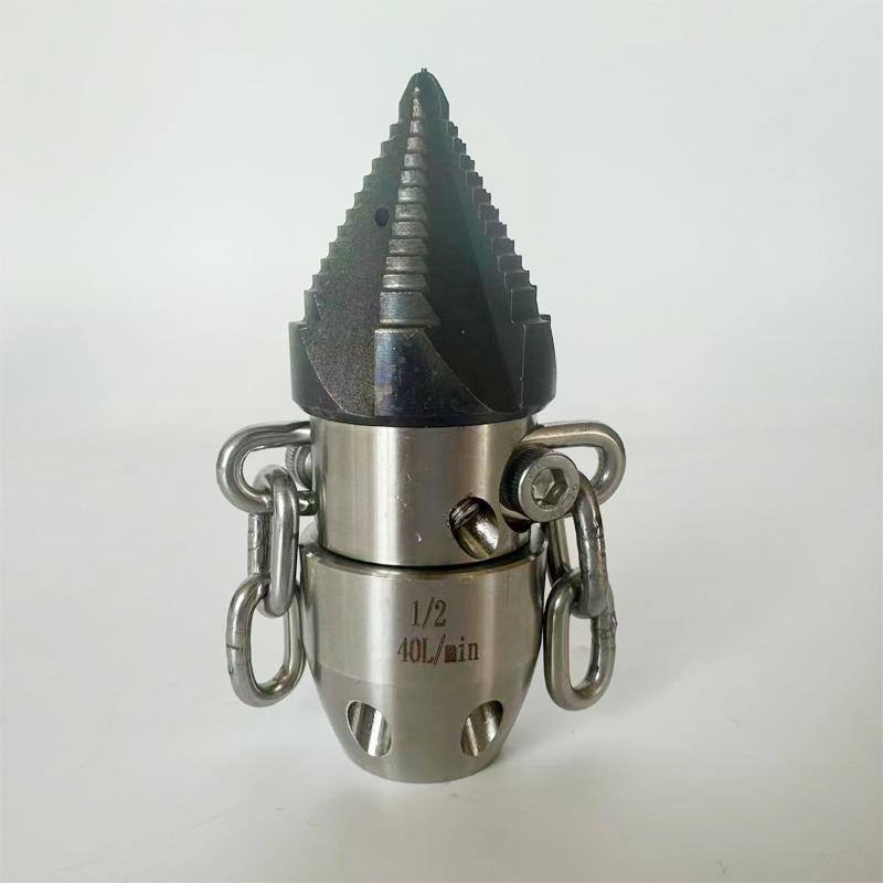 4000psi Pressure Washer Sewer Drain Tube Cleaning Nozzle 4 Front 6 Rear Nozzles