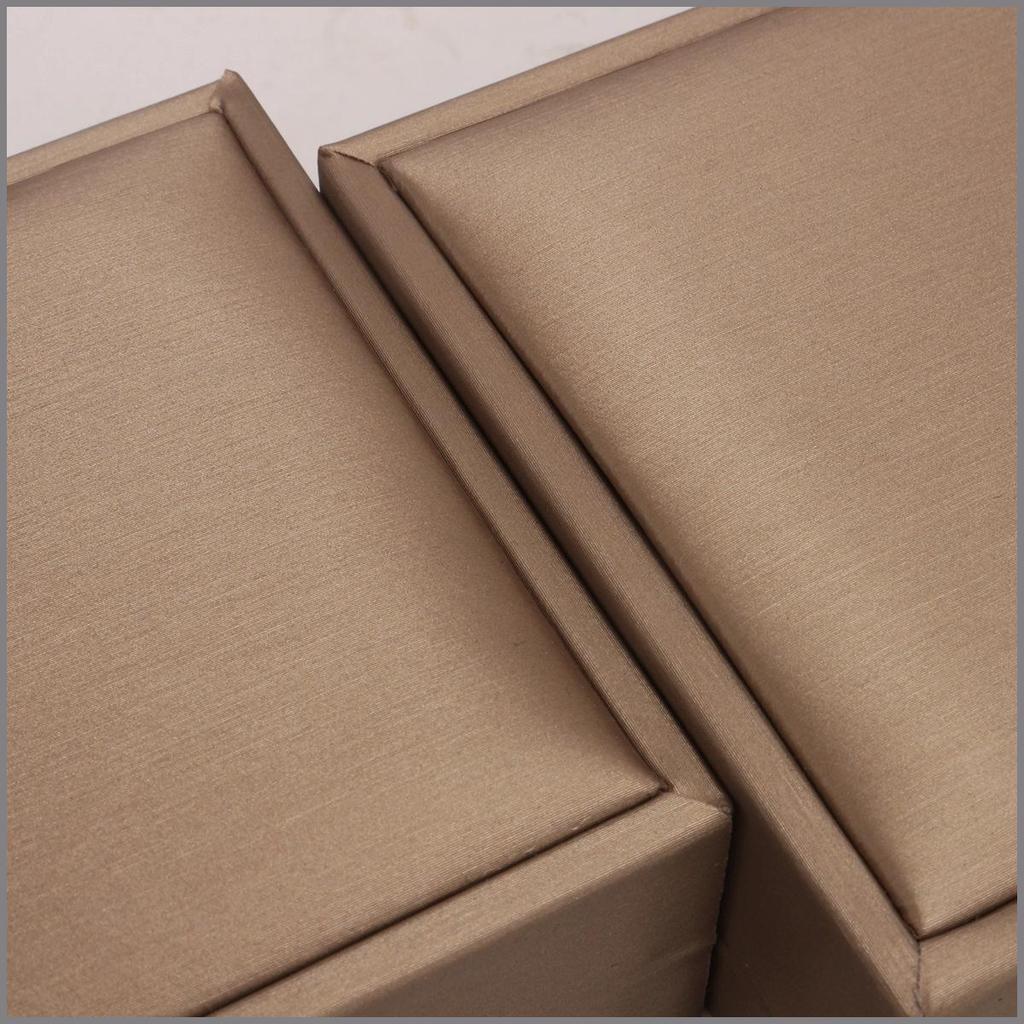 PU Brushed Jewelry Box: Elegant Packaging for Rings, Bracelets, and Necklaces